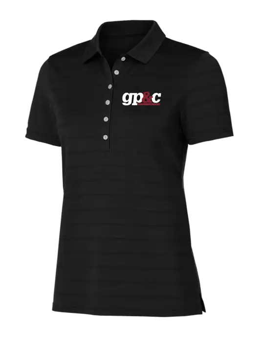 Callaway Womens Black Ventilated Polo w/GP&C Logo