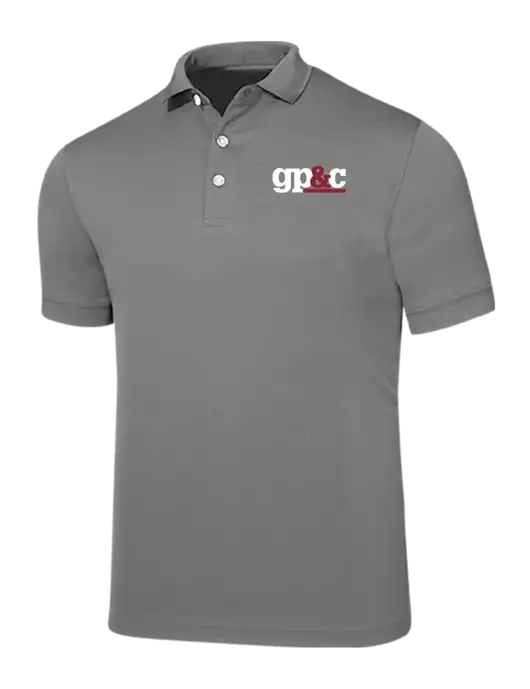 Callaway Ottoman Medium Grey Polo w/GP&C Logo