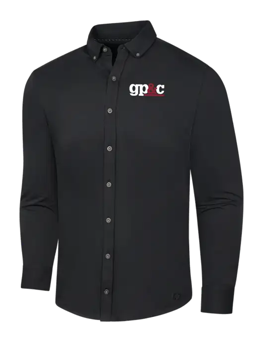 OGIO Blacktop Modern Code Stretch Button-Up Shirt w/GP&C Logo
