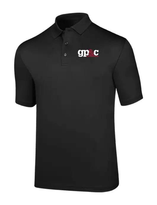 Callaway Opti-Dri Black Chev Polo w/GP&C Logo