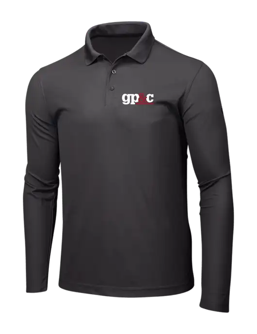 OGIO Charcoal Grey Caliber 2.0 Long Sleeve Polo w/GP&C Logo