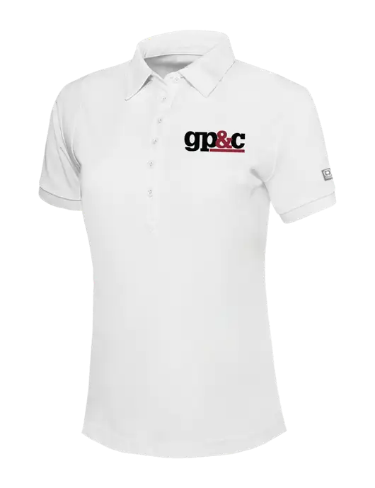 OGIO Womens Bright White Jewel Polo w/GP&C Logo