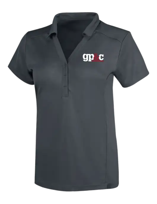 OGIO Dark Grey Womens Framework Polo w/GP&C Logo