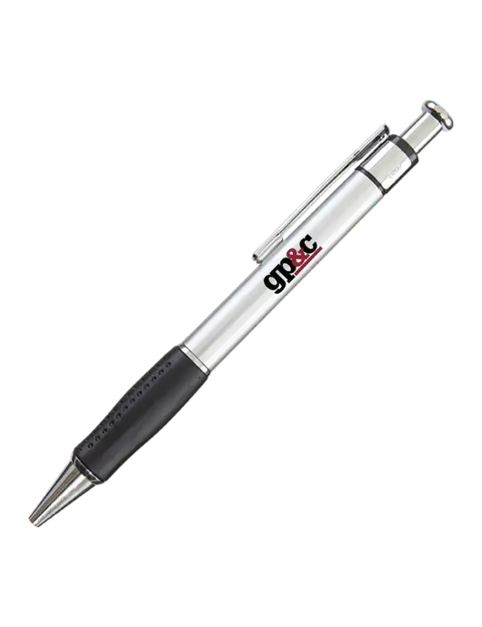 Malta Silver Pen - Black Ink w/GP&C Logo
