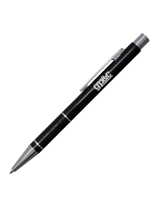 St George Black Pen - Blue Ink w/GP&C Logo