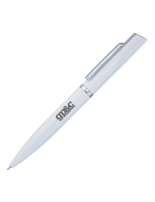 Santos White Pen - Black Ink w/GP&C Logo