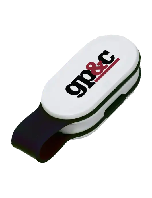 Magna Clip Black Personal Safety Light w/GP&C Logo