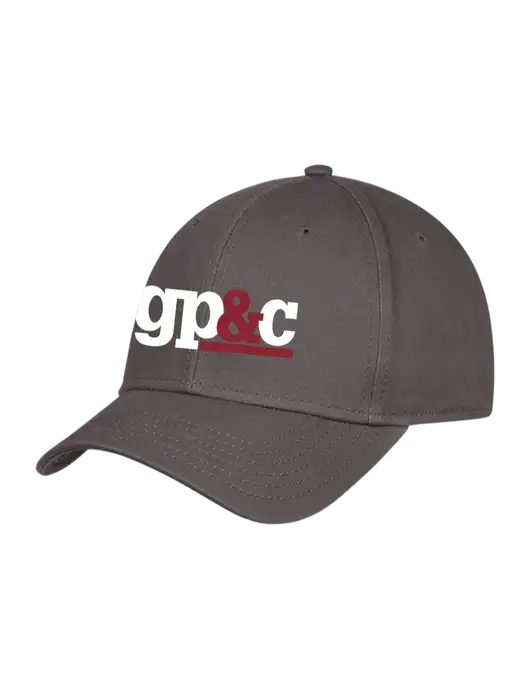 Charcoal Structured Cap Hook & Loop w/GP&C Logo
