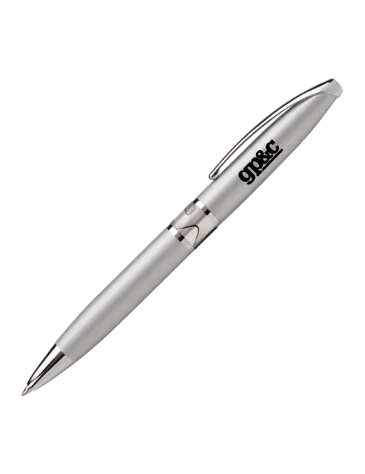 Illusion Silver Pen - Black Ink w/GP&C Logo