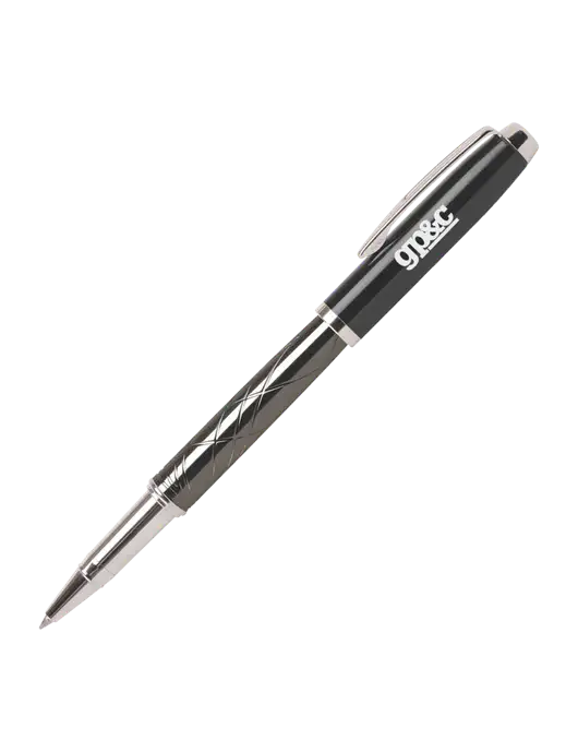 Modernist Black Rollerball Pen - Black Ink w/GP&C Logo