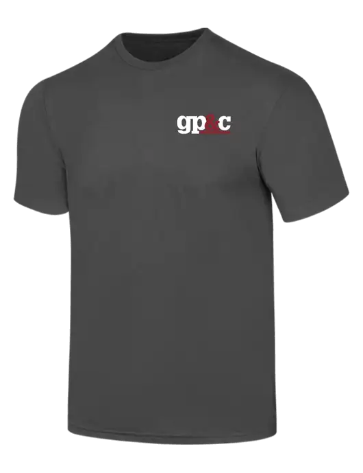 Simply Soft Charcoal 4.5oz  Poly/Combed Ring Spun Cotton T-Shirt w/GP&C Logo
