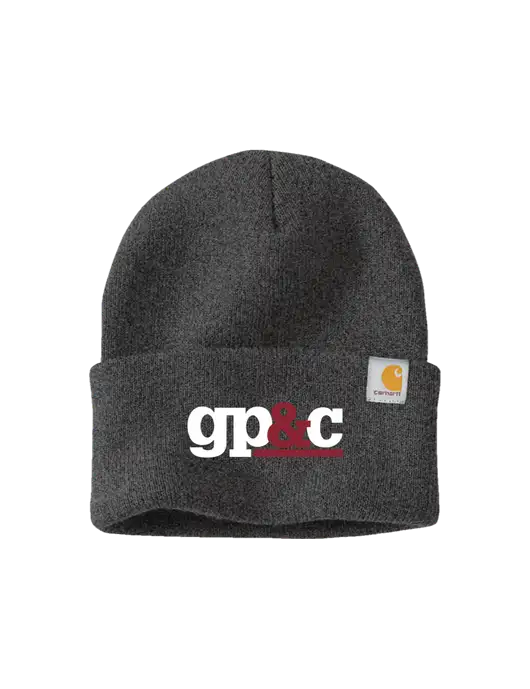Carhartt Dark Grey Watch Cap 2.0 w/GP&C Logo
