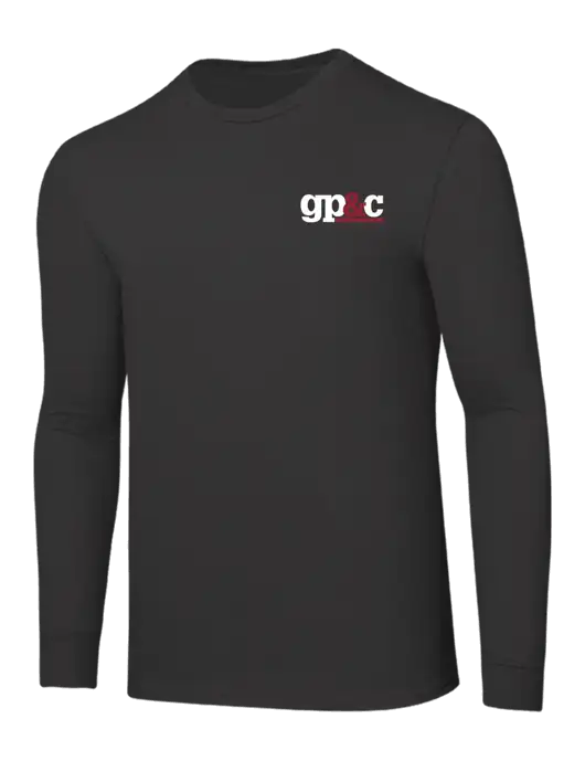 Core Blend Charcoal Grey Long Sleeve Tee w/GP&C Logo