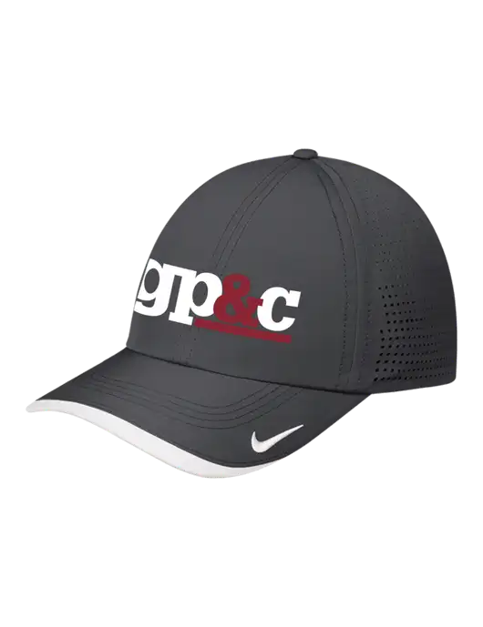 Nike Dark Grey/White Dri-FIT Perforated Performance Cap w/GP&C Logo
