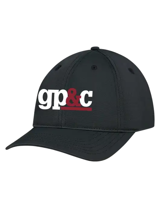 Black Nylon Twill Performance Cap w/GP&C Logo