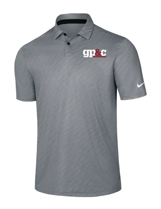 Nike Medium Grey Vapor Dash Polo w/GP&C Logo