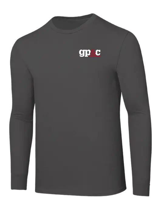 Seriously Soft Dark Grey Long Sleeve T-Shirt w/GP&C Logo