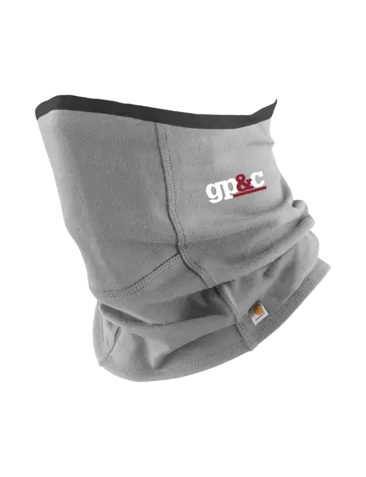 Carhartt Medium Grey Cotton Blend Filter Pocket Gaiter w/GP&C Logo
