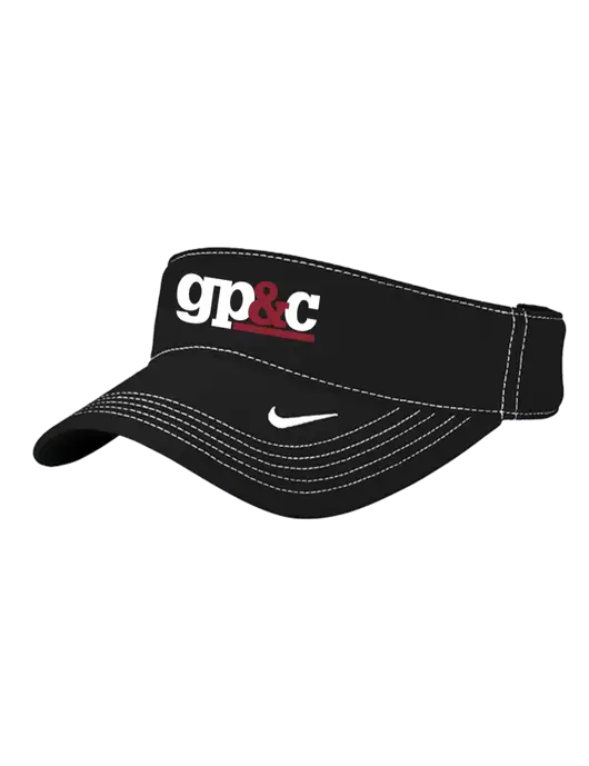 Nike Black Dri-FIT Ace Visor w/GP&C Logo