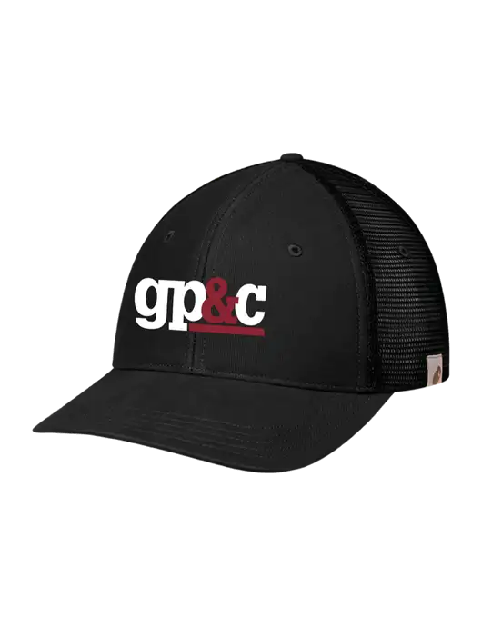 Carhartt Black Canvas Trucker Cap w/GP&C Logo