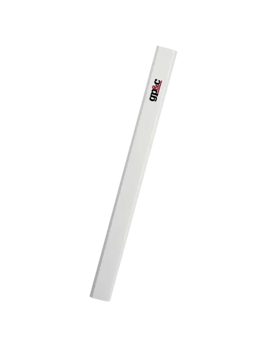 White Carpenter Pencil w/GP&C Logo