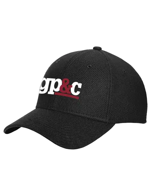 New Era Diamond Era Black Stretch Cap w/GP&C Logo