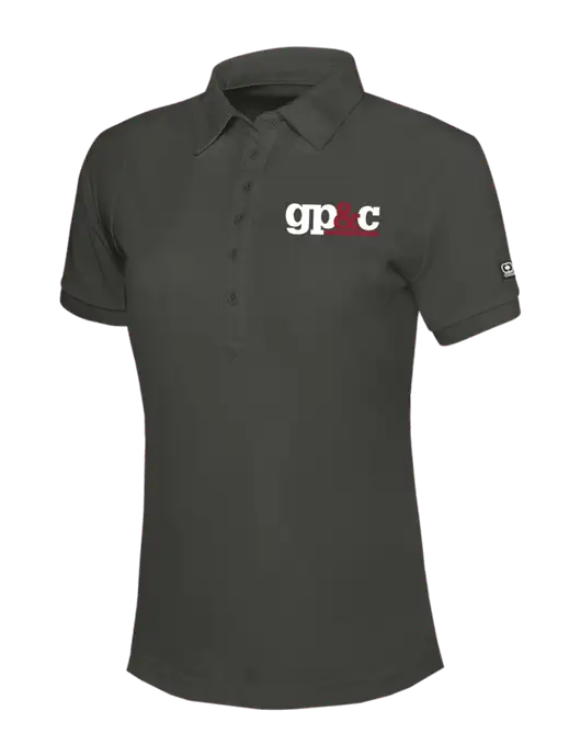 OGIO Womens Dark Grey Jewel Polo w/GP&C Logo