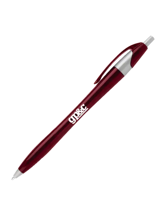 Novella Maroon/Silver Corporate Pen - Blue Ink w/GP&C Logo